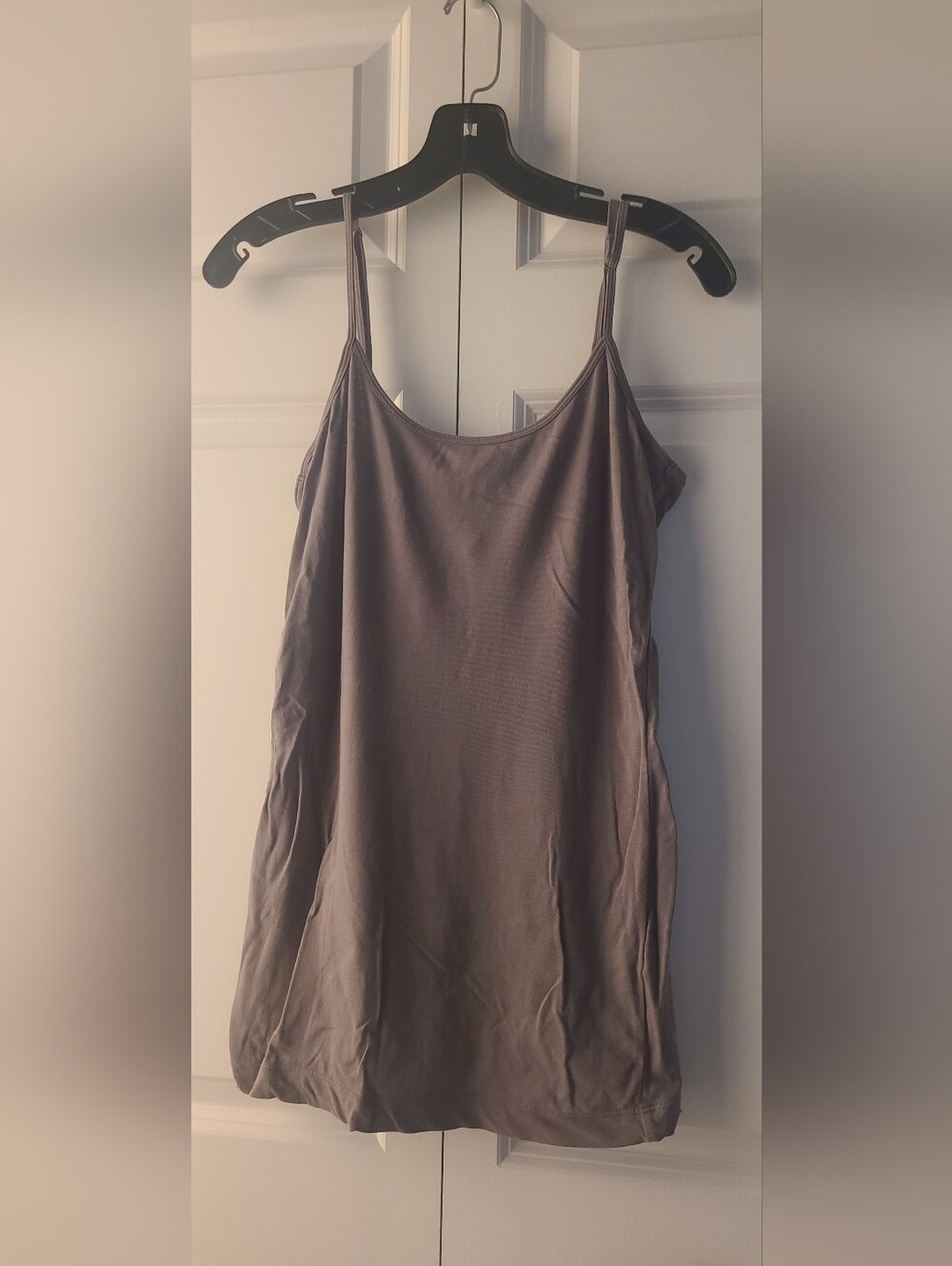 14th & Union Lightweight Taupe Spaghetti Strap Camisole